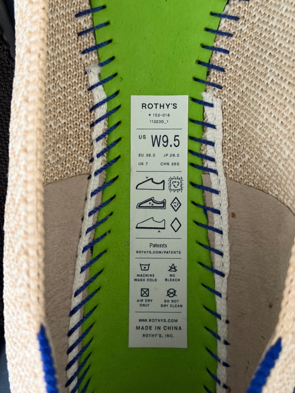 Rothy’s Point II cap toe flat - Picture 8 of 8